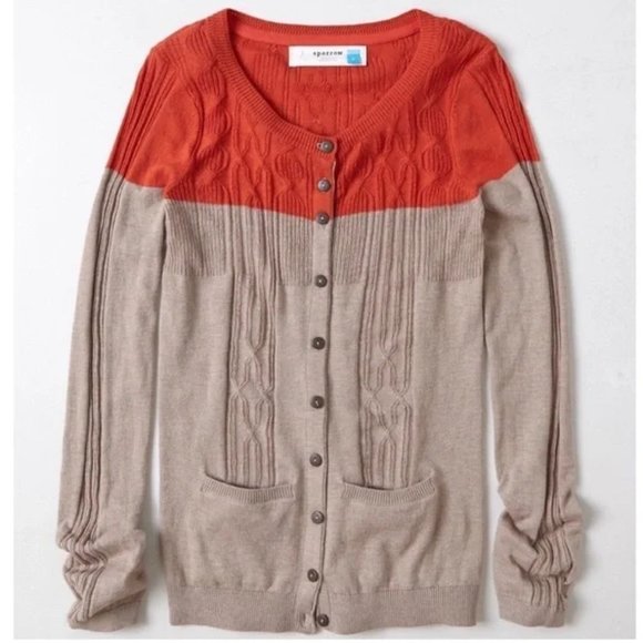 Anthropologie Sparrow Climbing Cables Cardigan - Picture 1 of 1